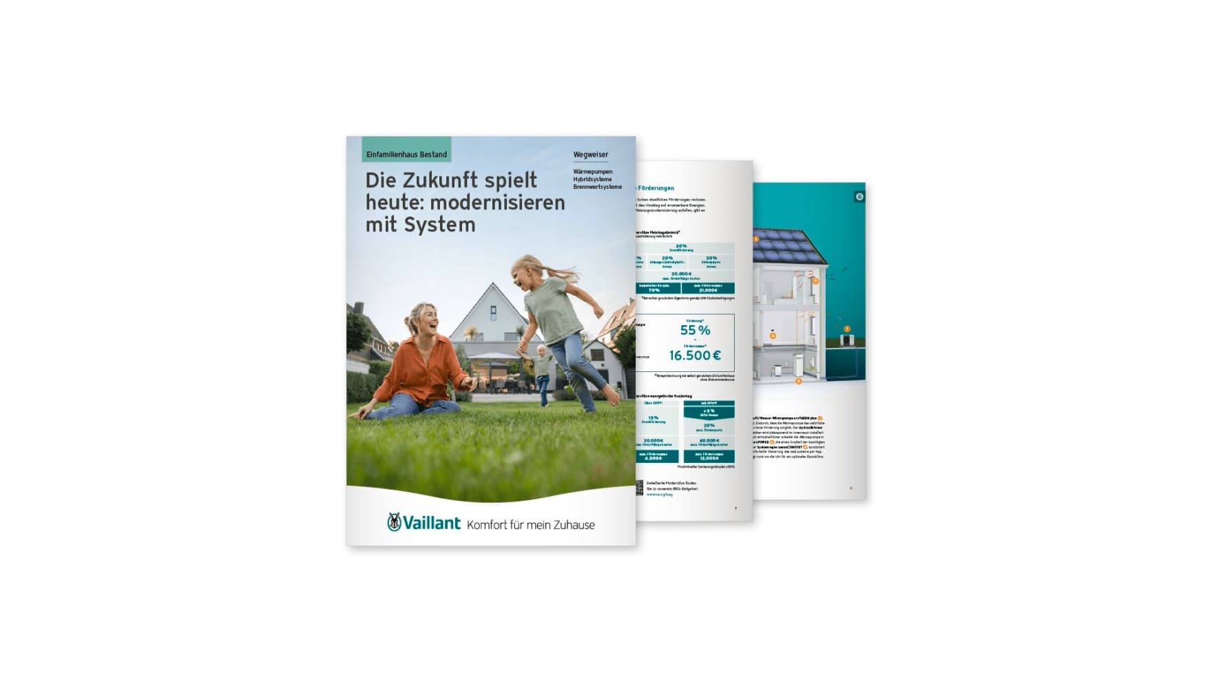 Broschüren Vorschau des Wegweisers "Modernisieren"