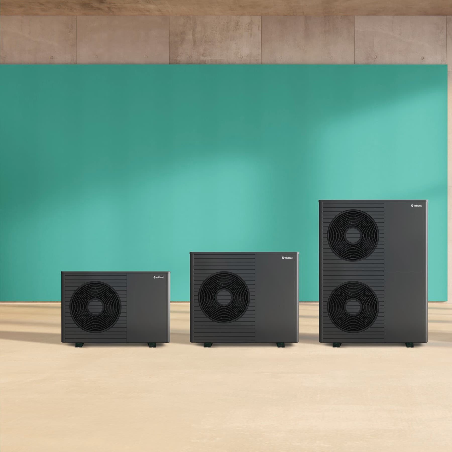 Über von verschiedenen Vaillant Wärmepumpen