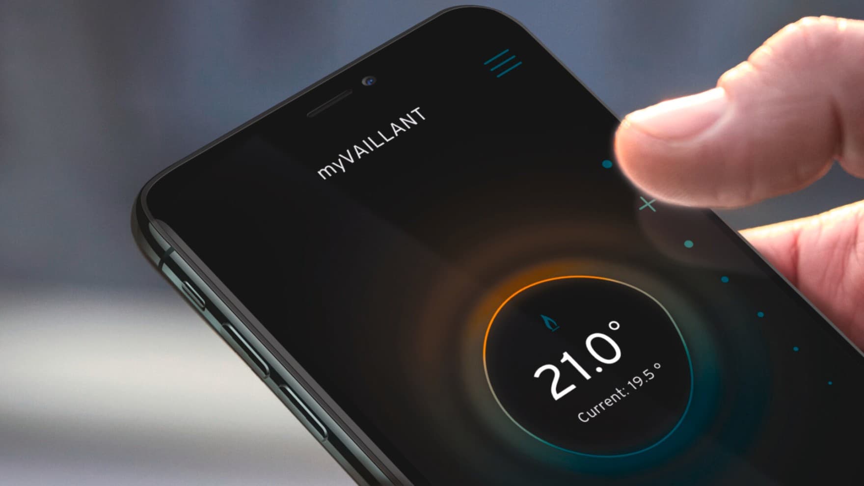 Bildschirmaufnahme der myVAILLANT App