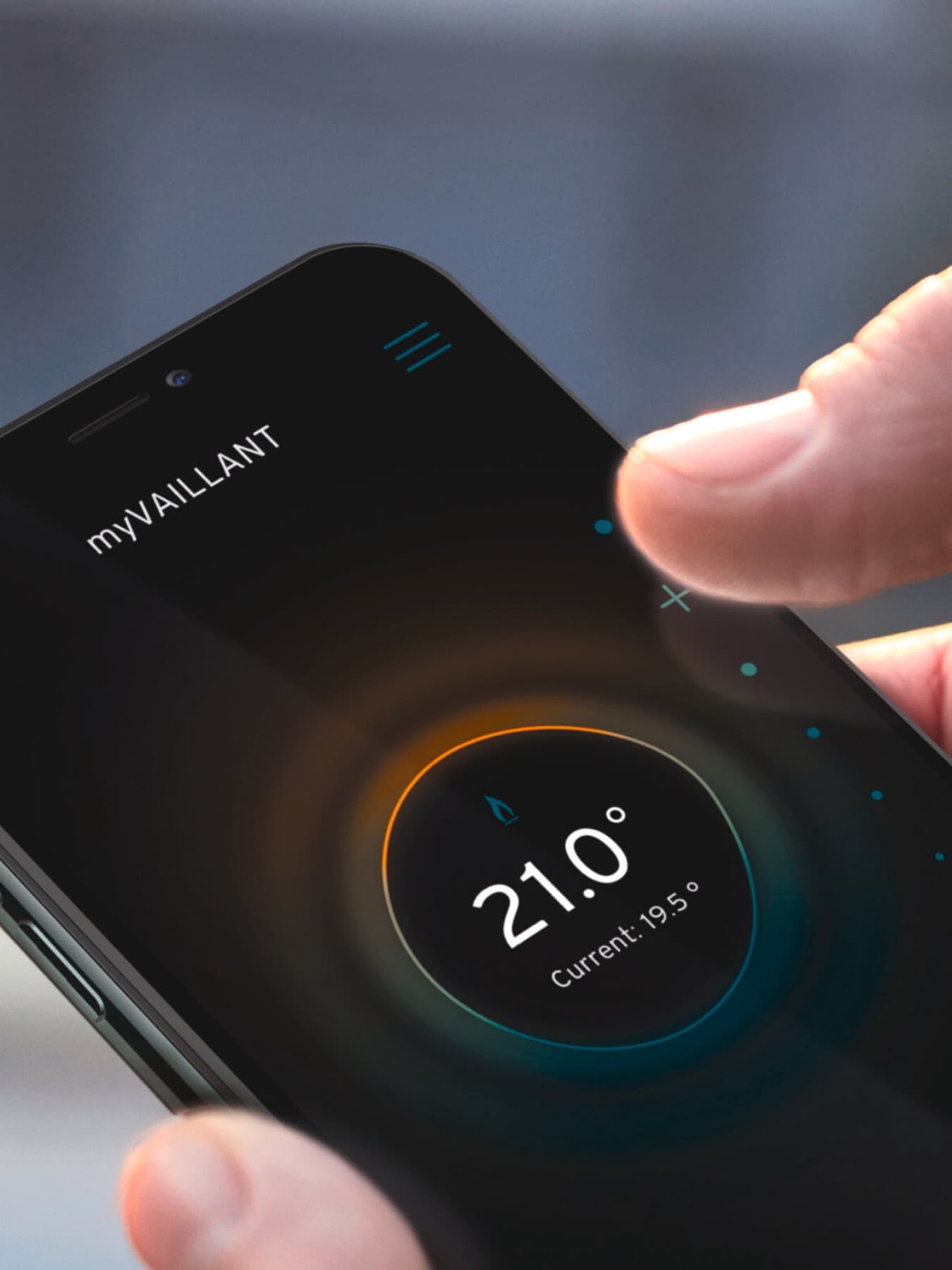 Bildschirmaufnahme der myVAILLANT App