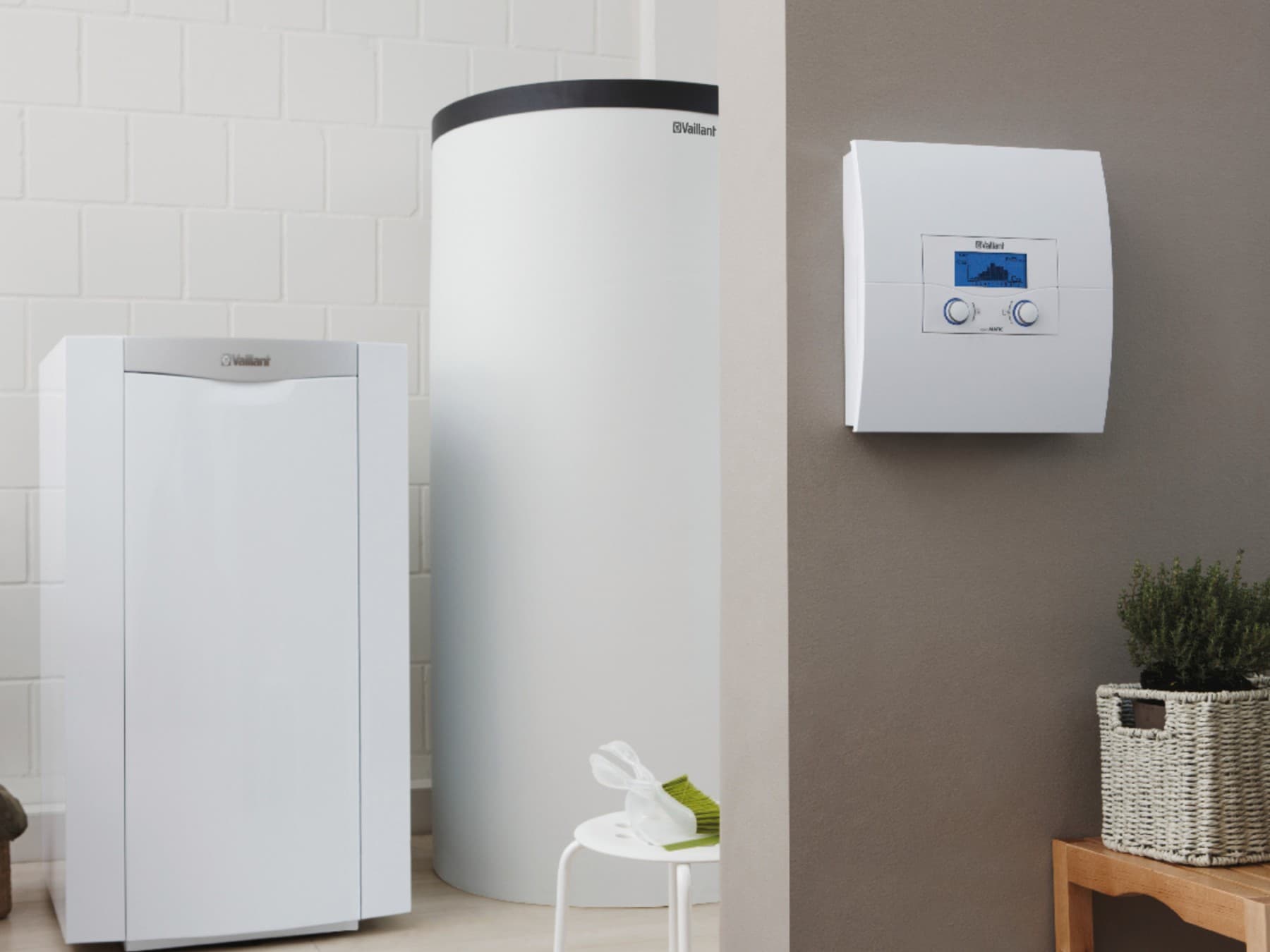 Ein Vaillant-System mit mehreren Komponenten