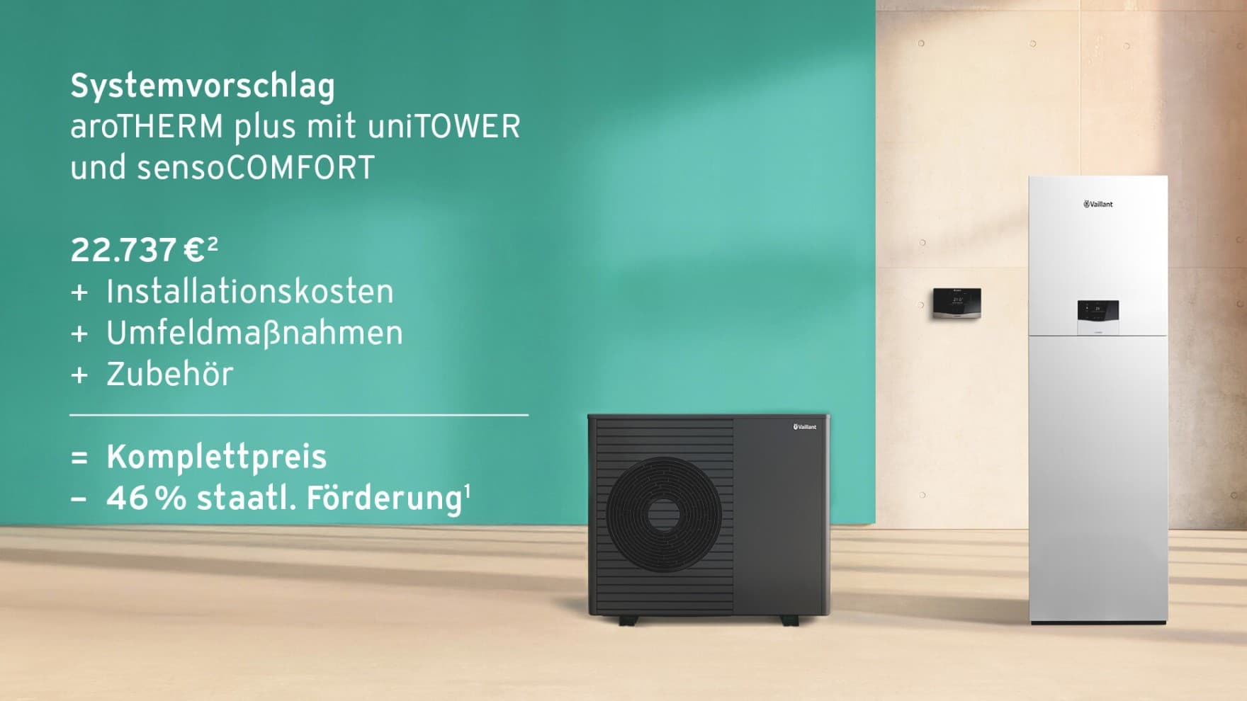 Schaubild Kosten einer Wärmepumpe