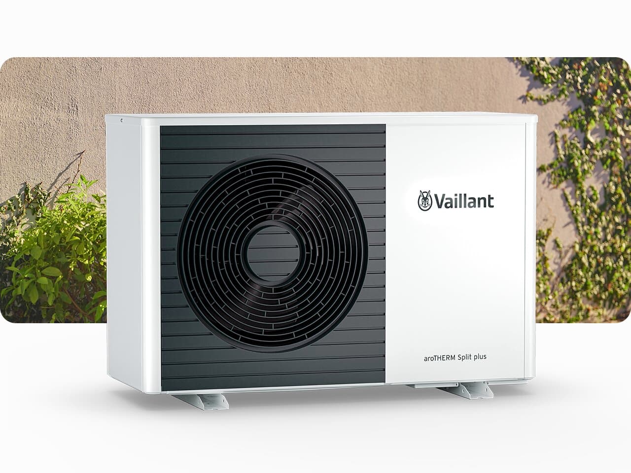 Außeneinheit der Luft-Wasser-Wärmepumpe aroTHERM Split plus von Vaillant