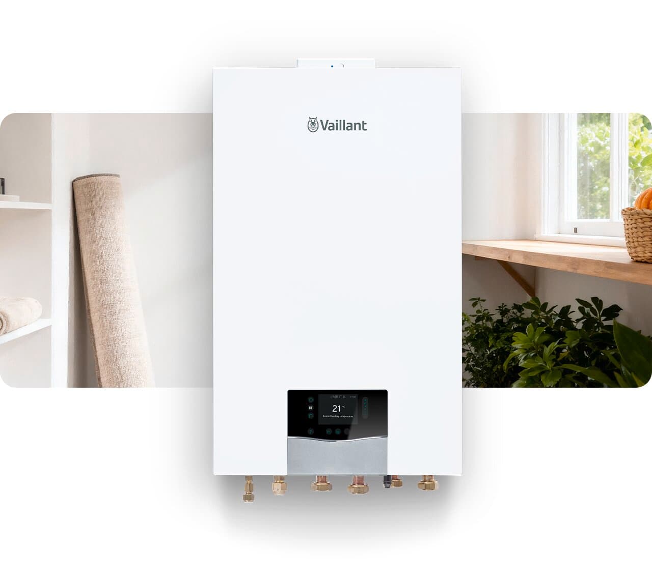 Wandhängende Hydrauikstation VWZ MEH der Wärmepumpe aroTHERM Split von Vaillant