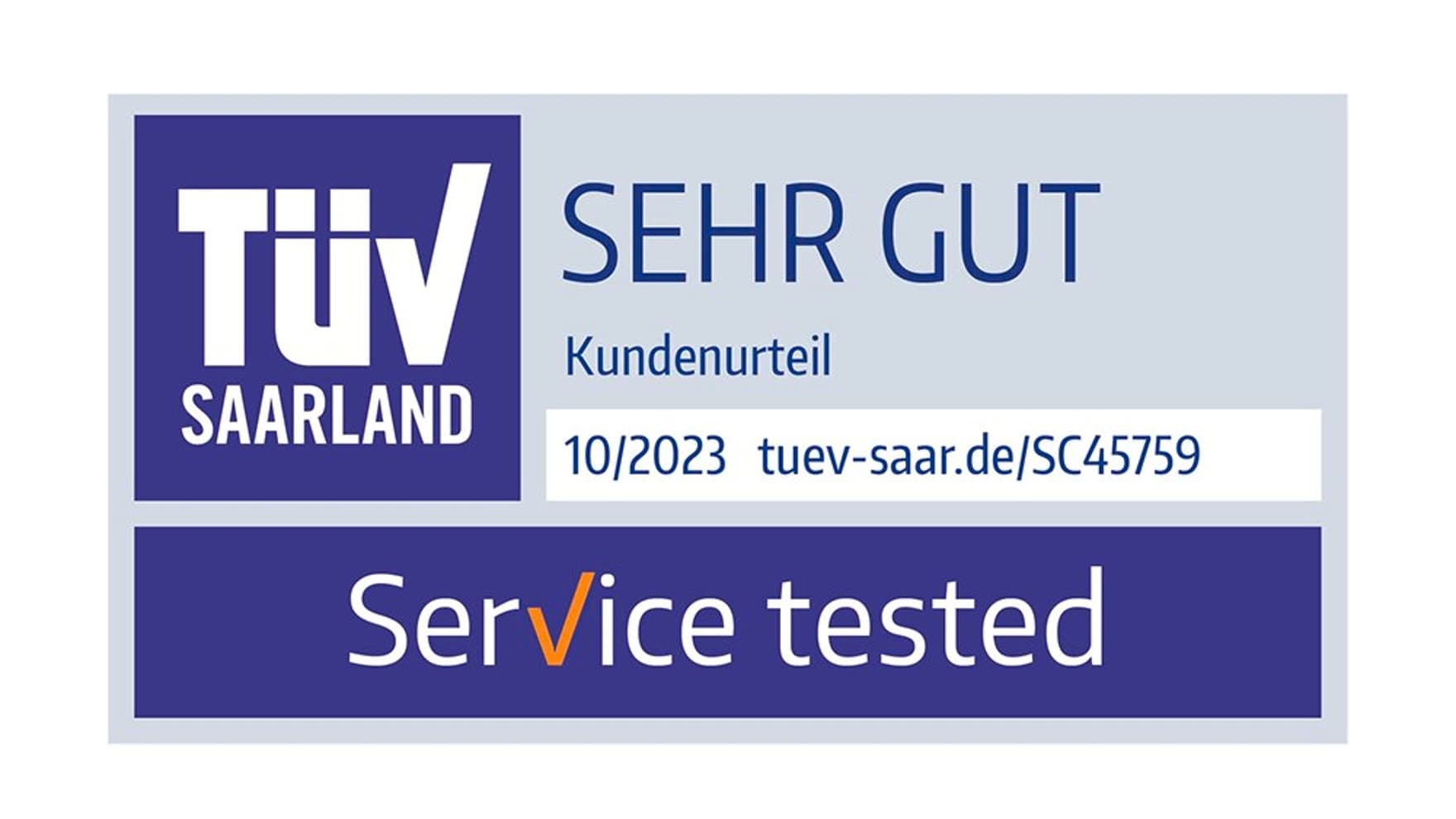 Logo TÜV Service (Saarland) 2023