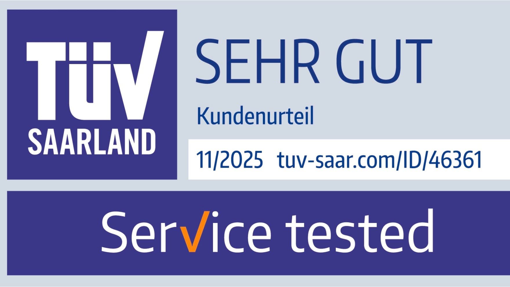 Logo TÜV Service (Saarland) 2025