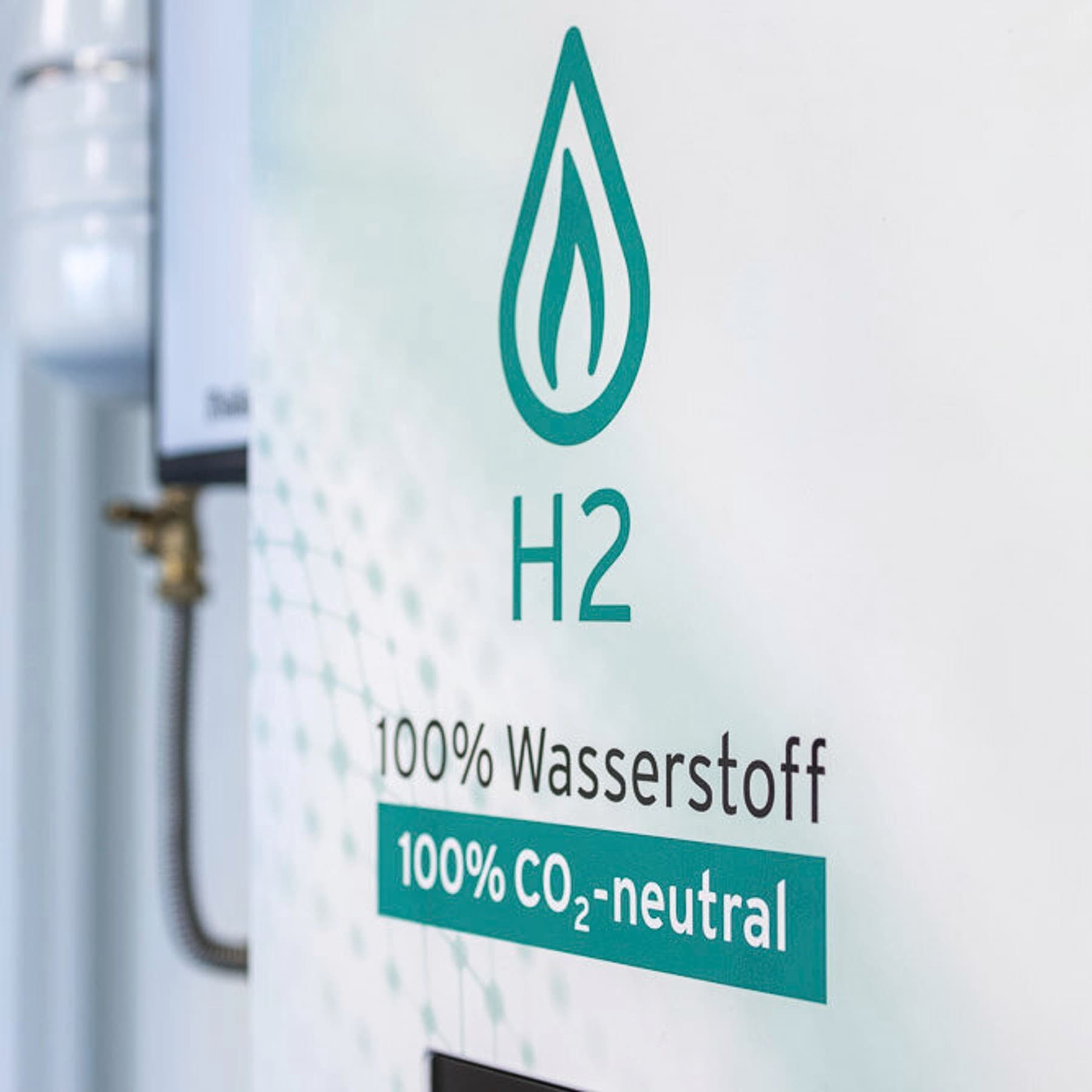 Detailaufnahme des Wasserstoff-Gerätes